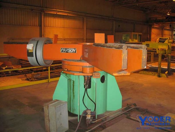 20000 lb. Paxson, 3-arm turnstile, 60" width, 48" ht, 98" swing raduis, manual rotation, #58712 - Image 3