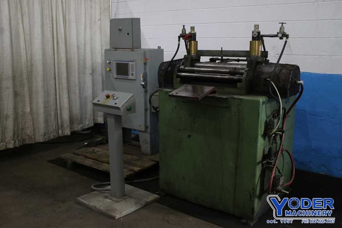24" Cooper Weymouth roll feeder straightener, 3-1/2" feed roll diameter, 3 HP, #74135 - Image 2