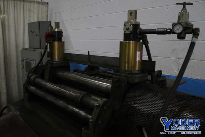 24" Cooper Weymouth roll feeder straightener, 3-1/2" feed roll diameter, 3 HP, #74135 - Image 7