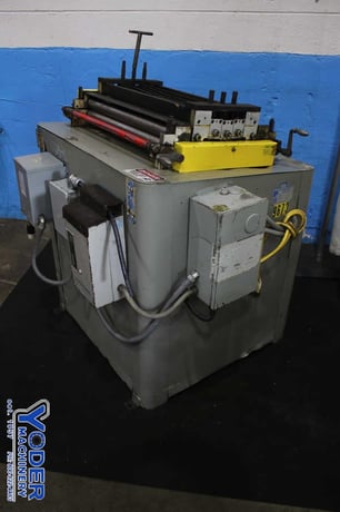 25" x .065" Press Room Equipment #PRMD25, straightener, 5 rolls, entry rolls, #75688 - Image 9