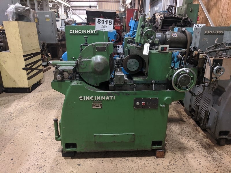 Cincinnati No. 107-4, hydraulic profile G.W.dresser, automatic infeed or infeed handle - Image 2