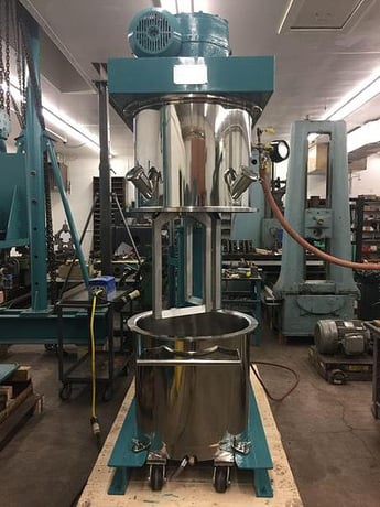 40 gallon Ross #HDM-40, double planetary mixer, Stainless Steel, vacuum, floor mount with air/oil hydraulic - Image 2