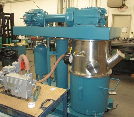 40 gallon Ross #HDM-40, double planetary mixer, Stainless Steel, vacuum, floor mount with air/oil hydraulic - Image 4