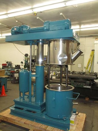 40 gallon Ross #HDM-40, double planetary mixer, Stainless Steel, vacuum, floor mount with air/oil hydraulic - Image 5