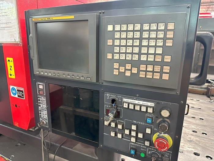 Amada #Pulsar-2415-III, CNC laser, 2000 watt, 99" X, 61" Y, 11.8"Z, Fanuc 160iL, 2 work clamps, 1999 - Image 2