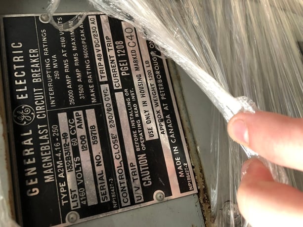 1200 Amps, General Electric, magnablast - Image 1