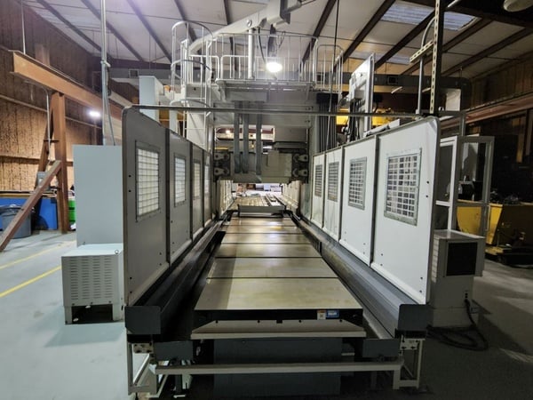 Okuma #MCV-A2, OSP-P200M CNC control, 60" x 162" table, 78" Y-travel, 50 taper, 4000 rpm, 72 tool stations - Image 5