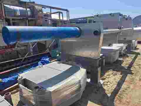 Schenk Niro #1200/175, sheet/pad filter, Stainless Steel, 48" x48", 295 plates, jacketed tank, 1998 - Image 2