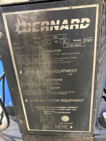 Miller #Syncrowave-350 CC AC/DC, Tig, Stick, Bernard Chiller, Foot Pedal, 350 amp. - Image 5