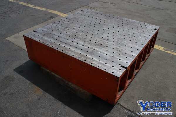 53-1/2" x 54" x 1-3/4", Drilled & tapped plate, #76525 - Image 10