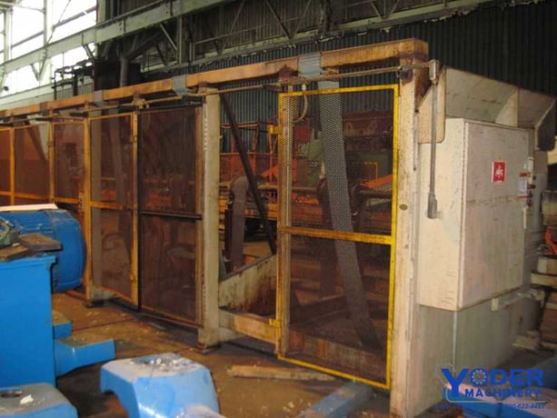 ADC, 30' magazine tube feed rack, 6-8" wire wire mesh straps, 5 HP, #59880 - Image 7