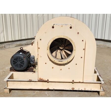 6800 cfm @ 18 S.P., Buffalo Forge Company #35-AW, Centrifugal Exhauster Fan, 50 HP, 1765 RPM, 14.62" inlet - Image 2
