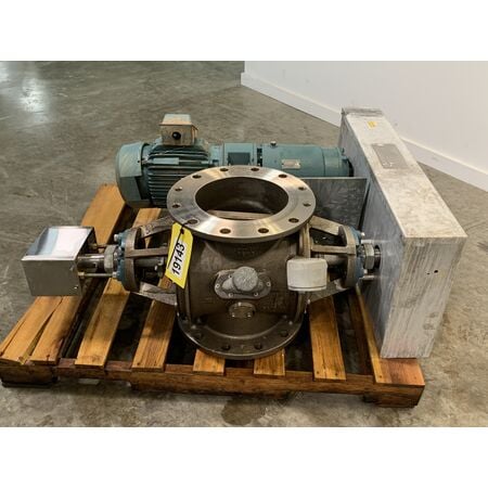 10" Flotronics, Stainless Steel Rotary Airlock Feeder Valve, 3 HP, 16.5" line H, 230/460 V, 17 RPM - Image 3