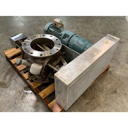 10" Flotronics, Stainless Steel Rotary Airlock Feeder Valve, 3 HP, 16.5" line H, 230/460 V, 17 RPM - Image 4