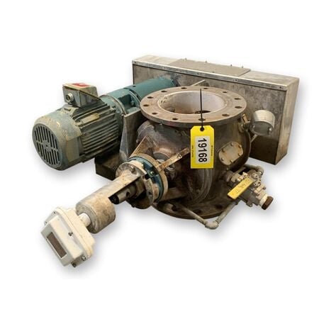 10" Flotronics, Stainless Steel Rotary Airlock Feeder Valve, 3 HP, 16.5" line H, 230/460 V, 20 RPM - Image 1