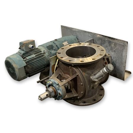 10" Flotronics, Stainless Steel Rotary Airlock Feeder Valve, 3 HP, 16.5" line H, 230/460 V, 21 RPM - Image 1