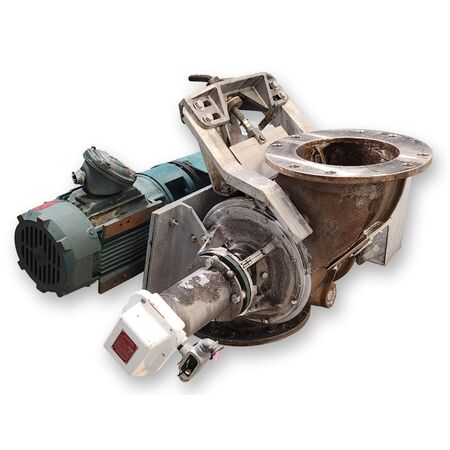 10" Flo-tronics, Stainless Steel Side-entry Rotary Feeder, 3 HP, 22" line H, 230/460 V, 13 RPM - Image 2