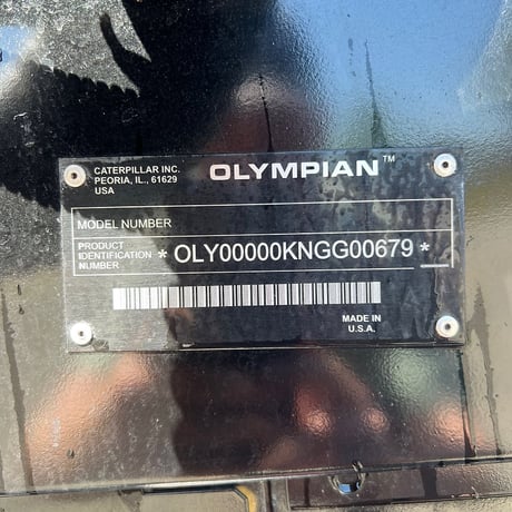 125 KW Olympian #G125G1 GM-8.1L, Natural gas generator,open skid, 120/208 Volts,Tier 2,2008 - Image 6
