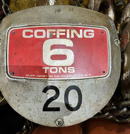 6 Ton, Coffing, chain hoist - Image 2