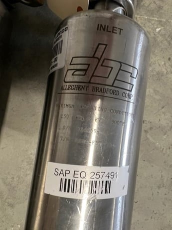 Allegheny Bradford, Stainless Steel Filter Housing, 150 psi & FV @ 300 F, 1.5" inlet & outlet - Image 2