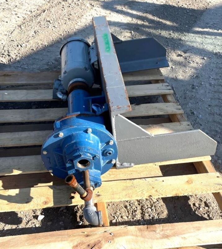 Nash #AHF-50S, Liquid Ring Vacuum Pump, Stainless Steel, 3 HP, 1-1/2 gpm, 2" and 1-1/4" in and outlet - Image 1