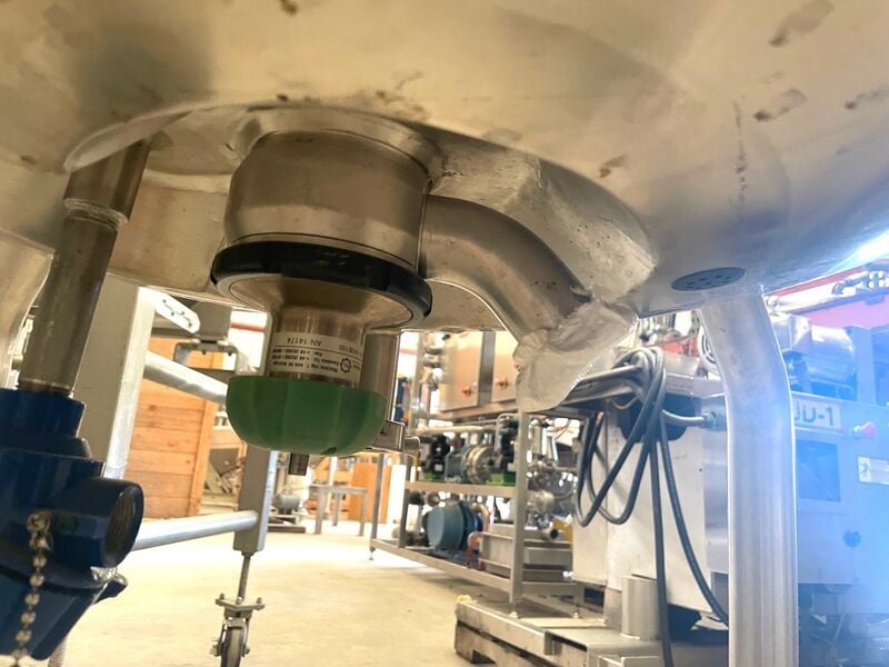 30 gallon Lee, Sanitary Jacketed Reactor/vacuum Vessel, Stainless Steel, 24" diameter x 16" T/T, 60 psig @ - Image 8