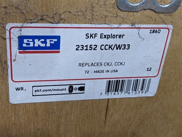 SKF #23152 CCK/W33, spherical roller bearing, 260x440x144mm, new surplus, NIB (2 available) - Image 4