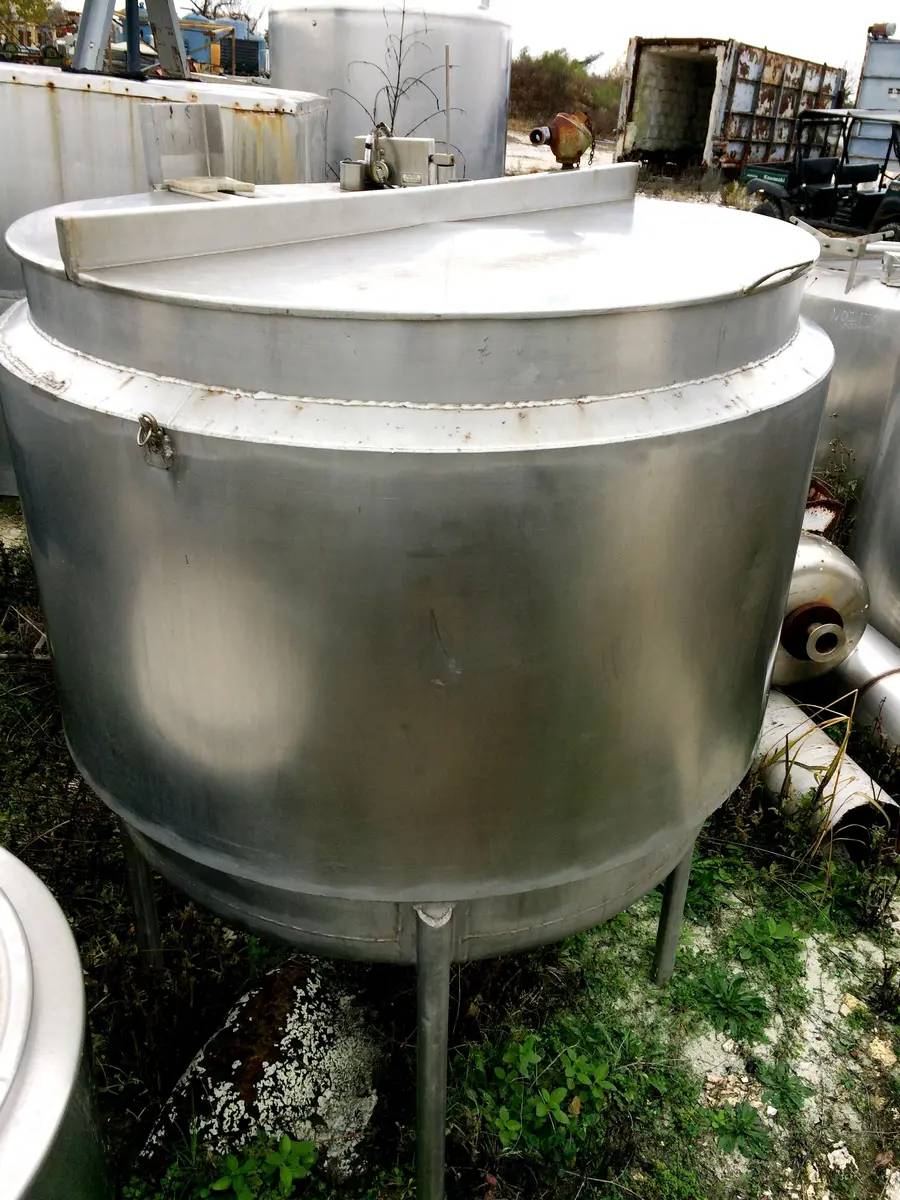 300 gallon Paul Mueller, Stainless Steel Mixing Tank, 100 psi @ 400 F, 4' diameter x 3' 2-1/2" straight wall - Image 5