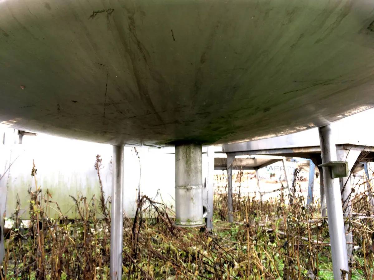 300 gallon Paul Mueller, Stainless Steel Mixing Tank, 100 psi @ 400 F, 4' diameter x 3' 2-1/2" straight wall - Image 8