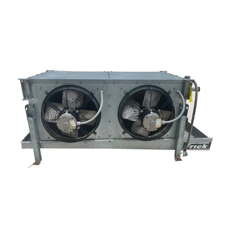 2 Fans, Frick SCS-263SH-RH3, Ammonia Evaporator Coil - 5 TR, Low/Medium Temperature, 0.33 HP, 6248 CFM, 600 - Image 1