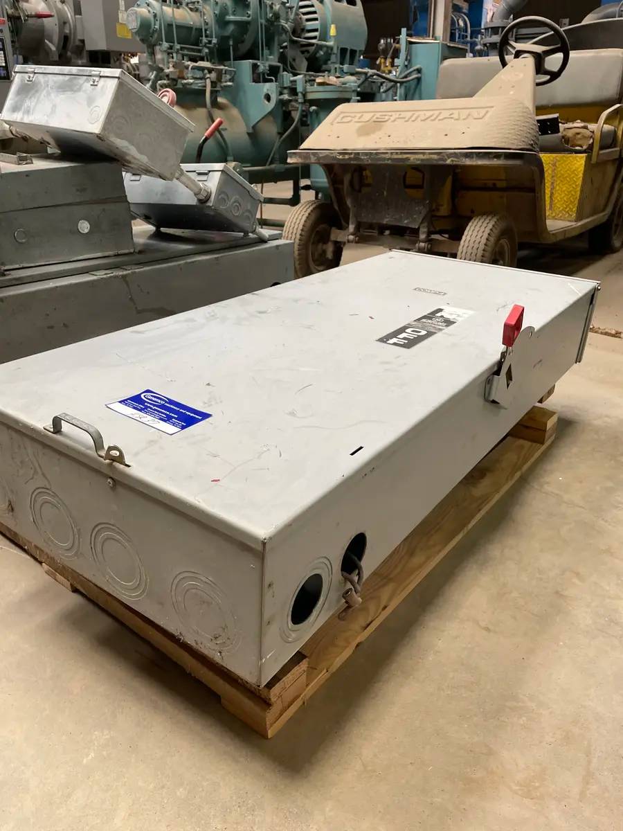 400 Amp. General Electric #TH3365R, Heavy Duty Safety Switch, 300 HP, 600 VAC, 250 VDC, 3 poles, 3 wires - Image 6