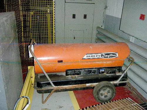 350000 BTU Dayton, Gas Turbine Heater - Image 3