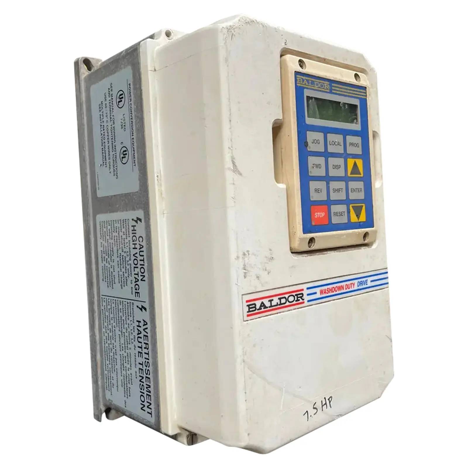 7.5 HP Baldor, ID15H407-W, Variable Frequency Drive, 460 Volts input/output - Image 2