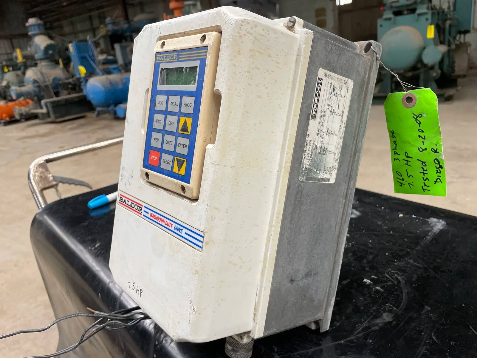 7.5 HP Baldor, ID15H407-W, Variable Frequency Drive, 460 Volts input/output - Image 5