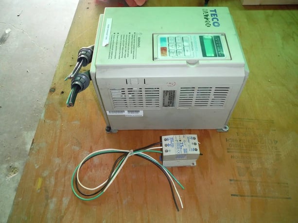 10 HP TECO-Westinghouse, MA7200-2010-N1, Electronic Variable Speed Frequency Drive, 200-240 Volts input. - Image 4