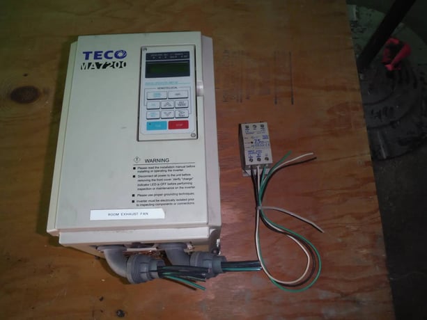 10 HP TECO-Westinghouse, MA7200-2010-N1, Electronic Variable Speed Frequency Drive, 200-240 Volts input. - Image 5