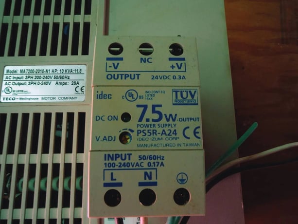 10 HP TECO-Westinghouse, MA7200-2010-N1, Electronic Variable Speed Frequency Drive, 200-240 Volts input. - Image 8