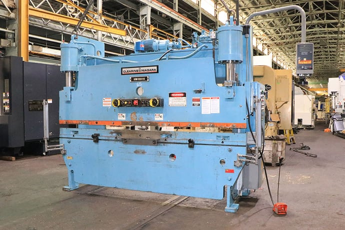 100 Ton, Niagara #HBM-100-8-10, CNC press brake, 10' overall, 102" between housing, 7" stroke, 7" throat, 14" - Image 3