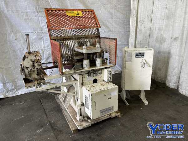 18 Ton, Tishken #CO-6-8-18, 4-post cut-off press, 1 -1/2" stroke, air clutch, 5 HP, #76594 - Image 1