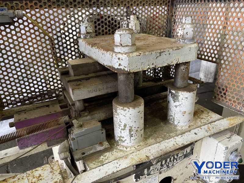 18 Ton, Tishken #CO-6-8-18, 4-post cut-off press, 1 -1/2" stroke, air clutch, 5 HP, #76594 - Image 2