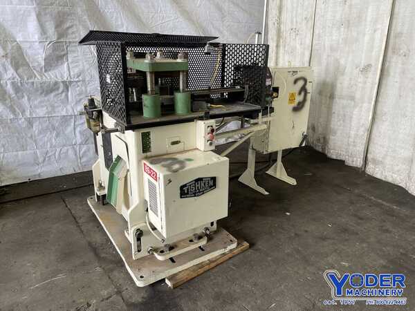 18 Ton, Tishken #CO-6-4, 4-post cut-off press, 1 -1/2" stroke, air clutch, 5 HP, #76601 - Image 1