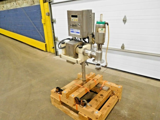 Lock #HDS, flow thru metal detector, 3" tube diameter, with casters - Image 3