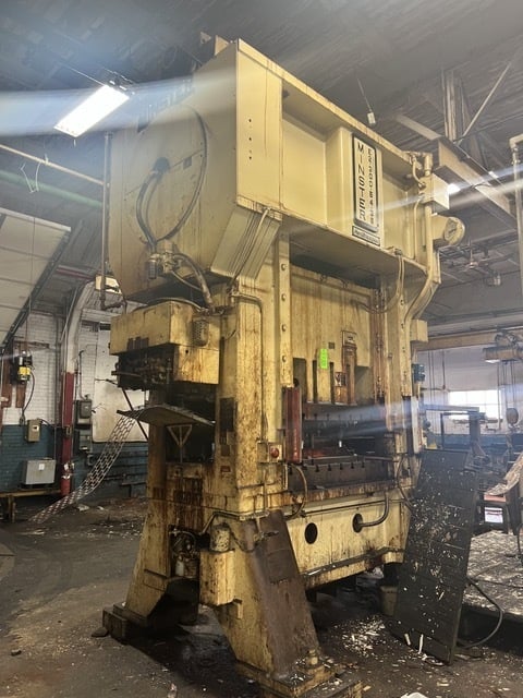 300 Ton, Minster Hevistamper #E3-300-54-36, straight side double crank press, 1.5" stroke, 22" Shut Height - Image 5