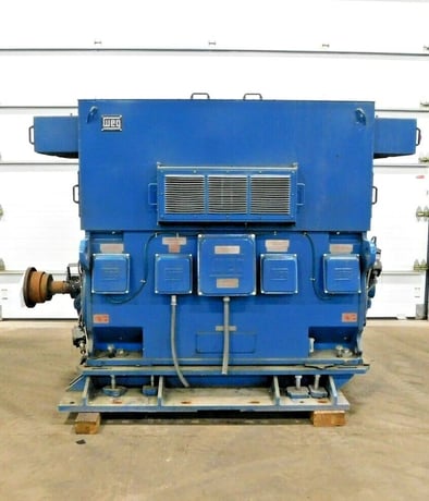 2500 HP 3576 RPM Weg #MGP-7011, Induction Motor. 4000 Volts, 13" L x 4" W shaft - Image 1