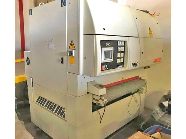 53" Dmc #US-1350-M2RP, Wide Belt Sander, 2 Heads, 170 mm thick, 1370 mm x 2620 mm belts w/ 34/28.5 HP, 3 HP - Image 2