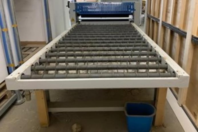 Soest #DRM-2-1 1300, Glue Spreader and Outfeed Conveyor, 51" width, 1/16-3.96" working thickness, 11.8" min. - Image 3