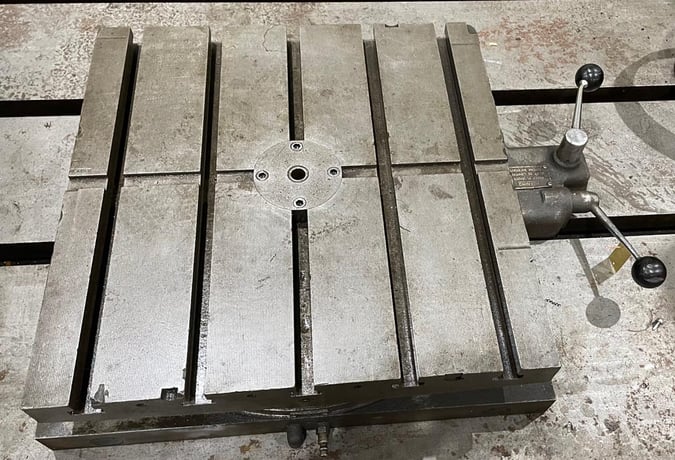 20" x 20" Devlieg, airlift rotary index table - Image 1