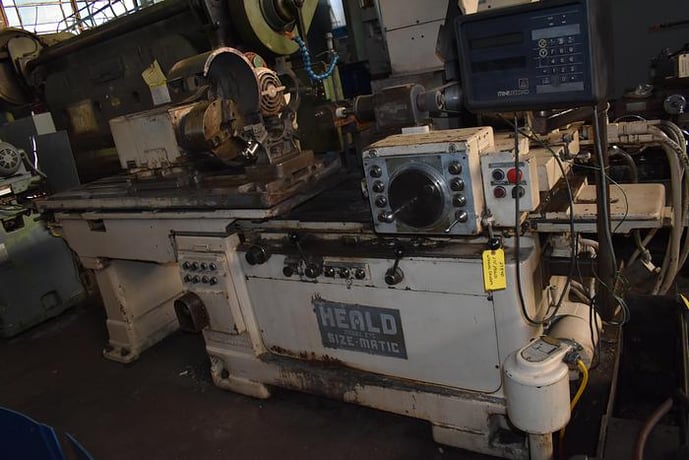 Heald #275 Sizematic, extended bridge, digital read out, behind wheel dresser, 3-jaw 10" chk, 14000 RPM - Image 7