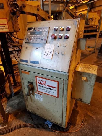 12" x .21" Coe Press Equipment, servo feeder, 3" diameter feed rolls - Image 3