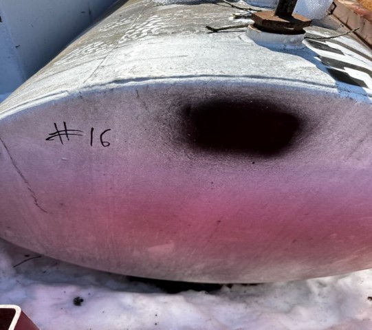 300 gallon Above ground storage tank, 6' L x 3' W x 3' H - Image 1